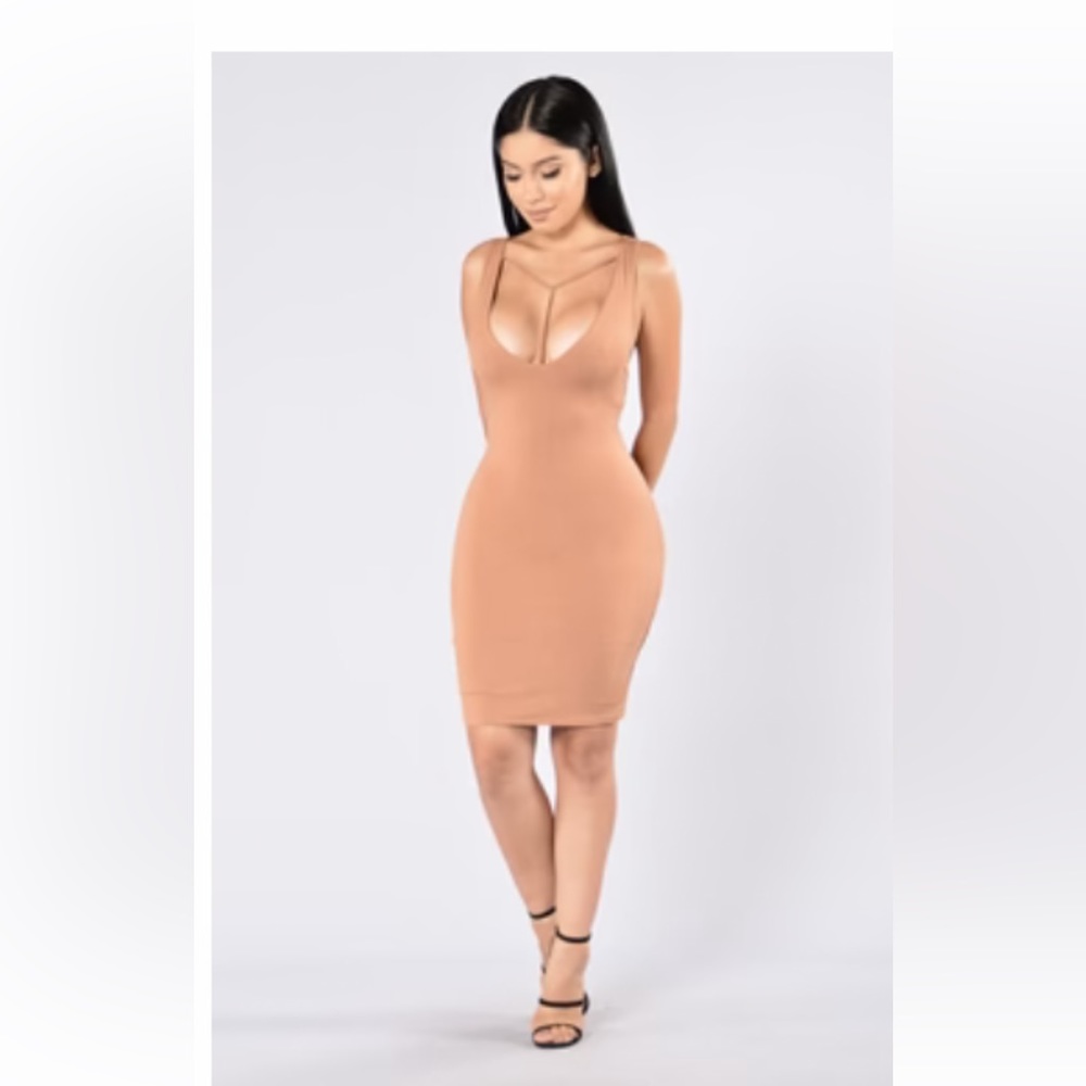 Affliction Dress Tan